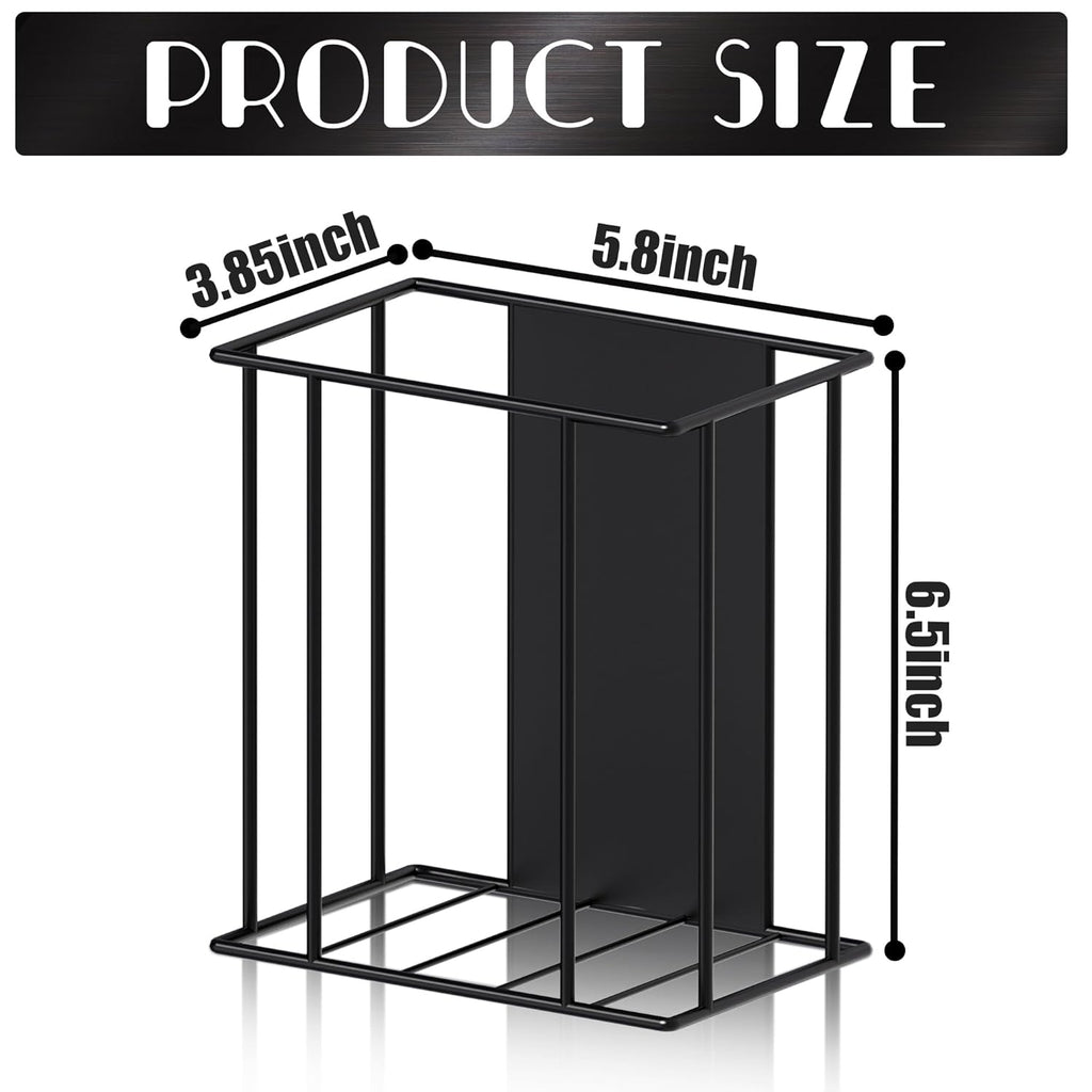 Magnetic Glove Box Holder Wall Mount, Disposable Glove Dispenser, Rubber Latex Tissue Box Organizer for Tool Garage Workshop Kitchen