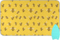 Yellow Bees Honey 01 Ironing Mat for Table top Portable Ironing Pad Blanket for Washer Dryer Countertop Travel