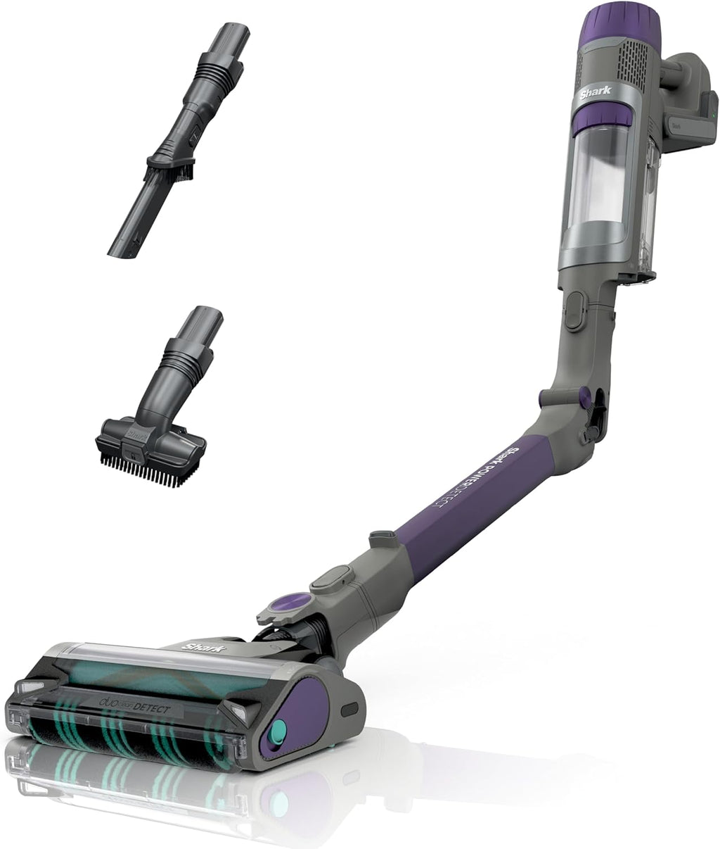 Shark PowerDetect Cordless Stick Vacuum, Powerful Suction, HEPA Filtration, 70-Minute Runtime, Carpet & Hard Floor, Portable, XL Dust Cup, Stick Vacuum for Pet Hair, Dark Gray, IP1251