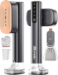 Sundu Steamer for Clothes,15s Fast Heat-up Handheld Garment Steamer,35mins Runtime & 180ml Large Tank,25g/min Steam,Ceramic Panel,Stands on Desk,Wrinkle Remover for Travel, Home, Office(Dark Gray)