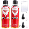 Realth Squeaky Door Hinges Lubricant -Garage Door Lube for Metal Parts, Locks, Chains, Keyholes - Long-Lasting, Non-Toxic, Rust-Resistant Liquid Oil with Precision Oiler Needle (100ml*2Pack)