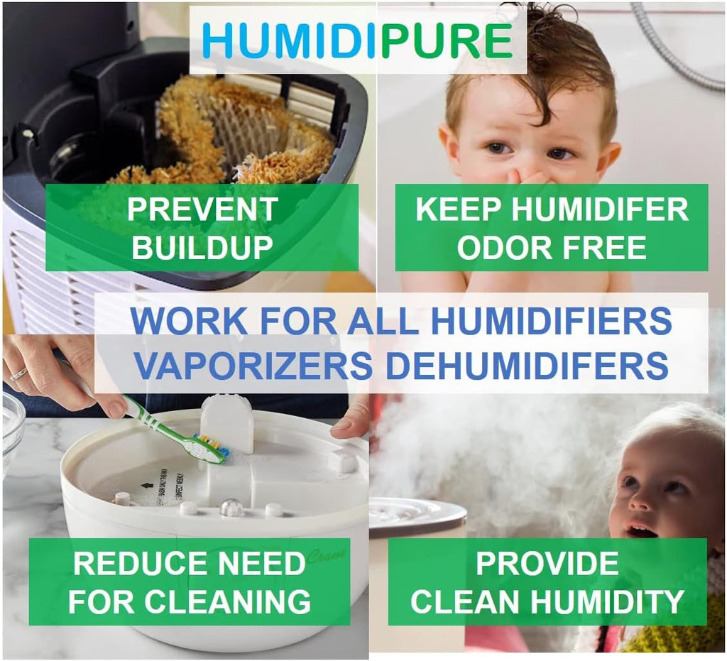 Natural Food Grade Concentrate. 200 day+ Humidifier Treatment Additive*. Prevent Slimy, Crusty and Rusty Buildup. Keep Water Clean and Odor Free