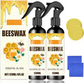 2PCS Beeswax Spray,Natural Furniture Polish,Beeswax Spray Cleaner, Wood Polishing for Furniture,Living Rooms,Kitchens,Tables, Cabinets