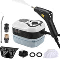Irishom Handheld Multi-Surface Steam Cleaner with 6pcs Accessories, Touch Screen 6 Levels Adjustable 105℃/221℉ Deep Cleaning Steamer with Portable Handle 1200ml/40.5oz Water Tank