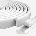 3 Pack*16.4 Ft Weather Stripping Seal Strip for Doors,Soundproofing Window Insulation Draft Stopper for Winter, Selfadhesive Foam Weather Strip for Door Frame,Door Gap Filler Noise Blocker(White)