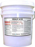 Oxalic Acid - 99.6% - 40 lb. PAIL (C2H2O4) - Metal Cleaning- Rust Removal, Wood Bleaching & Stain Remover and More!
