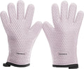 KITCHEN PERFECTION S Silicone Smoker Oven Gloves for Women -Extreme Heat Resistant BBQ Gloves -Handle Hot Food Right on Your Grill Fryer |Waterproof Oven Mitts Cooking Gloves |Superior Set+3 Bonuses