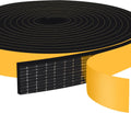 Weather Stripping Self Adhesive 1 in x 1/4 in, Weatherproof Foam Insulation Tapes Soundproof, High Density Seal Strips for Door Window, Easy Cut to Size, 2 Rolls Total 33Ft