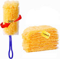 10 Count Heavy Duty Duster Kit for Swiffer Duster, Unscented Disposable Dusters with 1 Handle for Cleaning