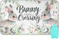 Ironing Mat Portable Ironing Pad Ironing Blanket for Table Top Heat Resistance Double-Side Using Travel Large 47.2 x 27.6 Inch Foldable Lightweight Easter Bunny Flower