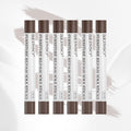 SEISSO Furniture Repair Crayon, 6 Pcs - Wood Filler Sticks, Scratch Repair Wax, Furniture Marking Repair - Scratch, Hole, Table, Wood Floor, Guitar, Covering, Instrument Fill Sticks-Tint Nut-Brown