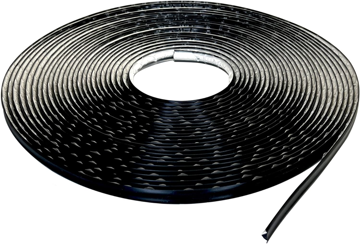 InstaTrim The Original Flexible Trim - 50ft Black 3/4" Wide Caulk Tape - Adhesive Trim with Many Uses Including Caulking for Bathtubs, Sinks, Counters, Tile, Floors - Made in USA