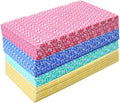 KMAKII Handi Wipe Reusable Cloths - Multi-Purpose Disposable Dish Cloths and Towels, Ultra Absorbent, Fast-Dry, Durable Cleaning Wipes for Kitchen and Home, 4colors, 11.8 x 21 inches, Pack of 80