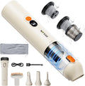 OXILAM 4 in 1 Car Vacuum - Handheld Vacuum 14000PA High Power, Portable Cordless Small Vacuum, Blow & Suction 2 in 1, Up to 30 Mins Runtime, Multi-Nozzles, Vacuum Cleaner for Home, Pet, Car, Office
