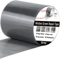 wohohoho Window Screen Repair Tape, 2 in X 40 FT (480IN) Gray Screen Patch Repair Kit, 3-Layer Strong Adhesive Invisible Screen Tape Mesh Repair for Windows, Doors Garage Mosquito Net Magnetic Screen