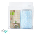 Wall Mounted Glove Dispenser, Hairnet Shoe Cover Dispenser，Acrylic Glove Box Holder, Clear (for 2 Boxes)