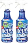 Clean-X REPEL Glass & Surface Cleaner 32 fl. oz. - Cleans & Repels water spots and dirt on glass, mirror, tile and multi surface by UNELKO (2)