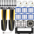 Replacement Part for Shark IQ R101AE RV1001AE AV912S RV913S AV1010AE RV1000 AV970 AV1002AE, 2 Main Brush, 1 Cover, 10 Side Brush, 6 Filter, 1 Pre Filter, 2 Filter, 3 Pre-Motor Foam&Felt Filter