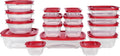 Rubbermaid EasyStore Containers, 38-Piece Set, Food Storage Containers, Food Storage Containers with Lids
