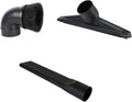 Shop Vac Accessories 2 1/2 inch Attachments (2.5 Wet Dry Vac Accessories - Floor Brush, Dust Brush, Crevice Tool for Shop Vac (3-Pack Attachments)