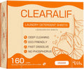 CLEARALIF Laundry Detergent Sheets Up to 160 Loads, Orange - Great For Travel, Apartments, Dorms,CLEARALIF Laundry Detergent Strips Eco Friendly & Hypoallergenic