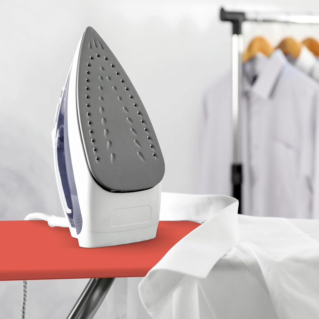 Extra Thick Ironing Board Covers with Pad Standard Size 15x54, Heat Reflective Full Scorch Resistant Padding, Snug Fit Non-Slip Nose Pocket Fastener Straps Elastic Edges, Orange