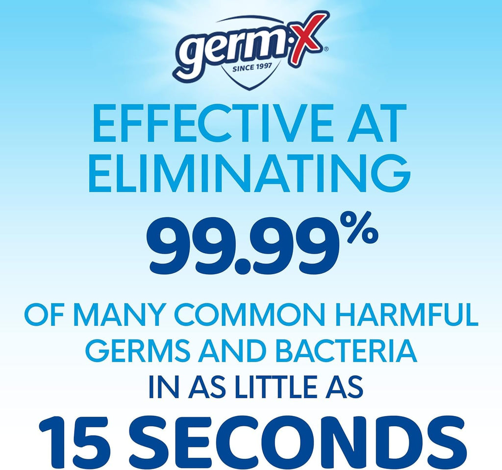 Germ-X Original Hand Sanitizer Gel, Mini Travel Size for On-The-Go, Display Pack, Back to School Supplies , 2 Fl Oz (Pack of 24)