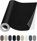 Fabric Repair Patches, 17X158 Inch Linen Repair Tape Self-Adhesive Fabric Patches Durable, DIY Large Linen Tape for Sofa, Couches, Furniture, Chair, Clothing （17X158 Inch, Black）