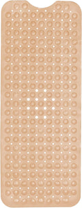 ENKOSI Bath Mat - Large Non Slip Bathtub & Shower Mat - Extra Long. 40 x 16 Inch Bathroom Mats for Tub Nonslip Anti Slip Bathmats (40x16 Beige 1-Pack)