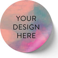100 Custom Vinyl Stickers - Upload Your own Image, Text, Design, Logo - Personalized Logo Labels for Handmade, Packaging, Bottle, Jars, Candle, Brand Stickers (Rose, 5x5)