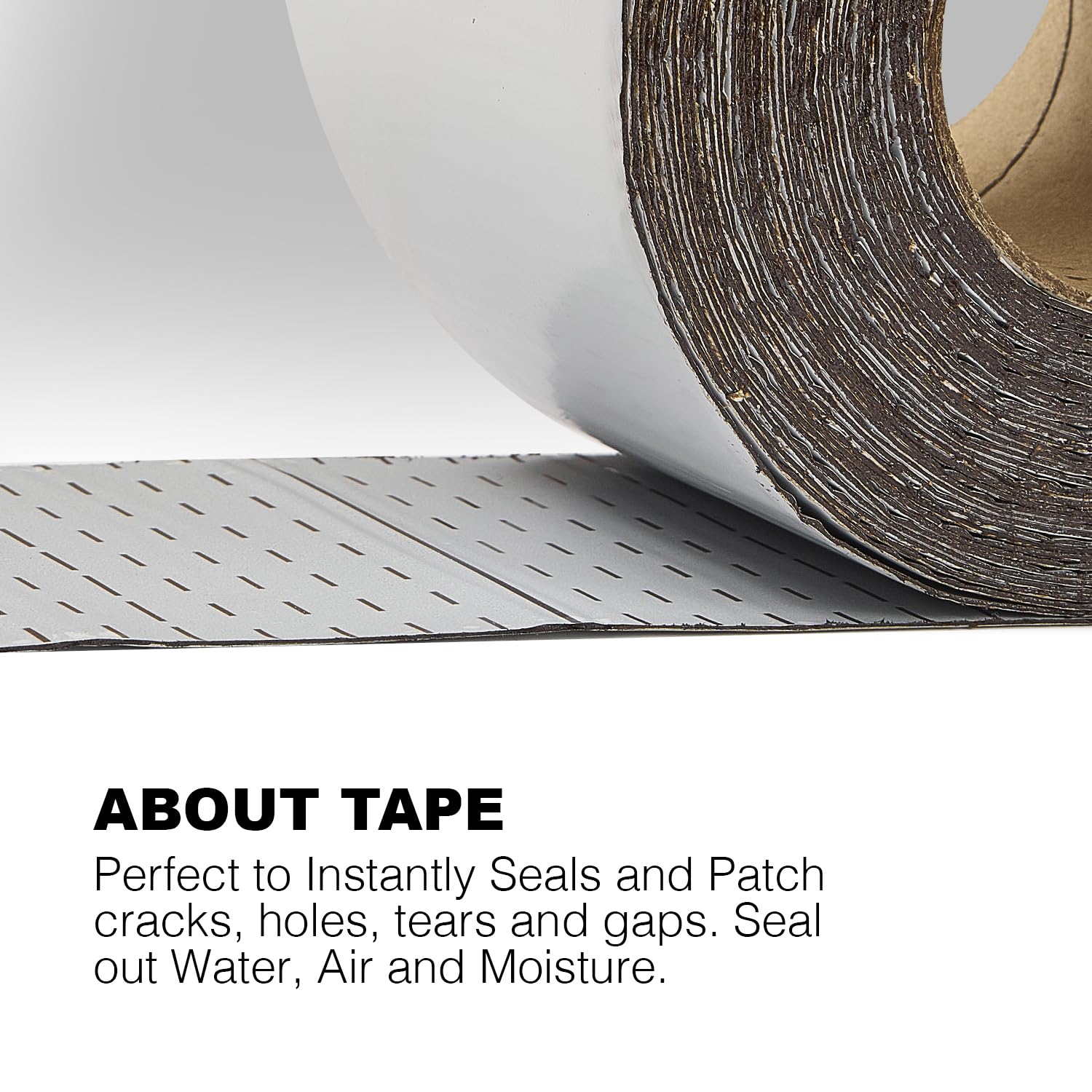 White RV Roof Sealant Tape, 4" x 25' Waterproof Repair Seal Tape – Extra Thick, UV-Resistant, Weatherproof Patch for Permanent Leak Sealing on RVs, Trailers, and Mobile Homes