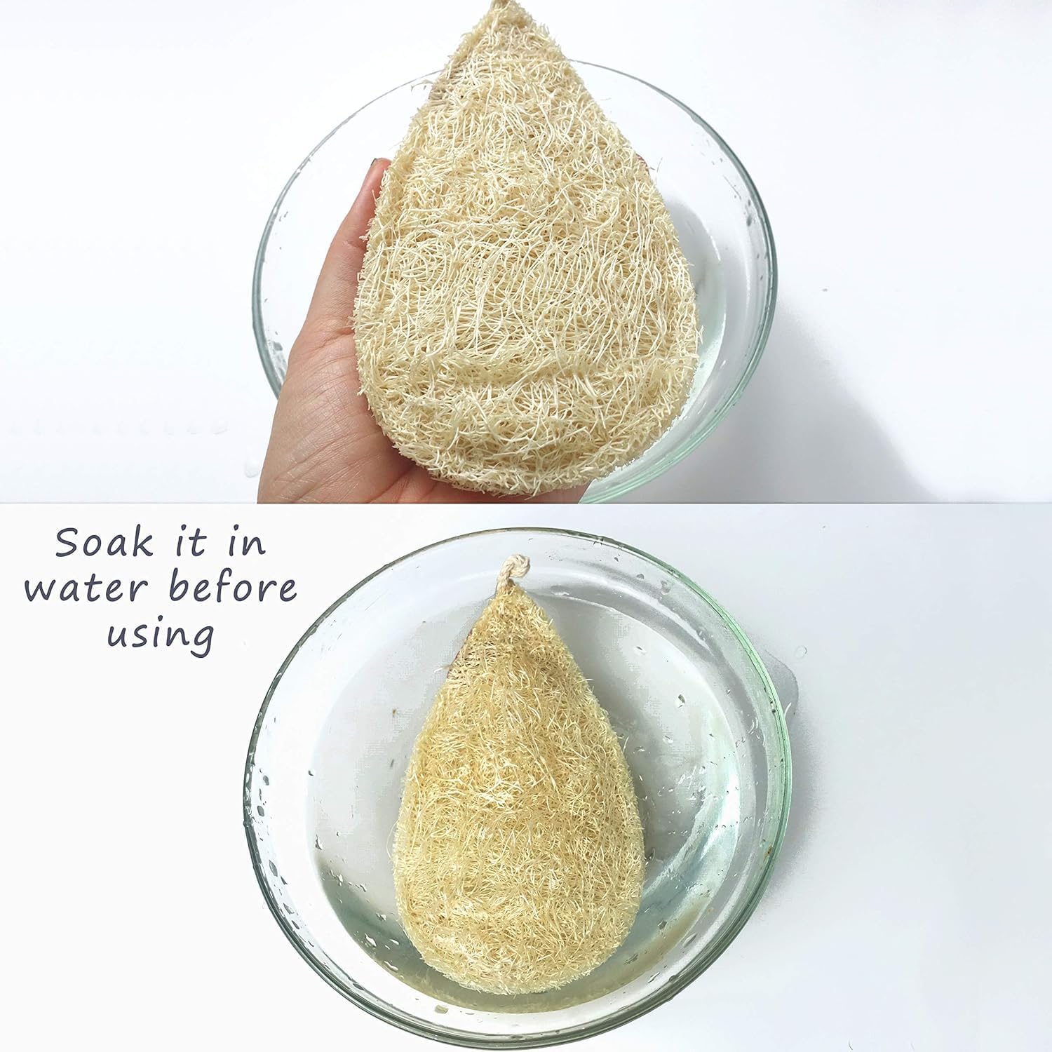 Natural Loofah Dish Sponge (Pack 15) - Vegetable Scrubber for Kitchen -100% Biodegradable Compostable Dishwashing Scouring Pad, Zero Waste Plastic Free Eco Friendly Sustainable