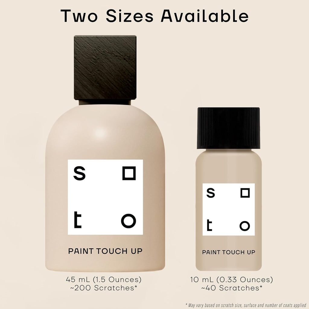 soto Green Paint Touch Up, Multi-Surface, Matte Finish (No. 50 Glass Green) — 10 Milliliters of Scratch Repair for Furniture, Walls, Cabinets, Trim, Doors, Indoor/Outdoor