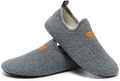 QZKDM Lightweight Slip on Grip Indoor House Slippers Barefoot Non Slip Home Exercise Yoga Shoes for Men Women