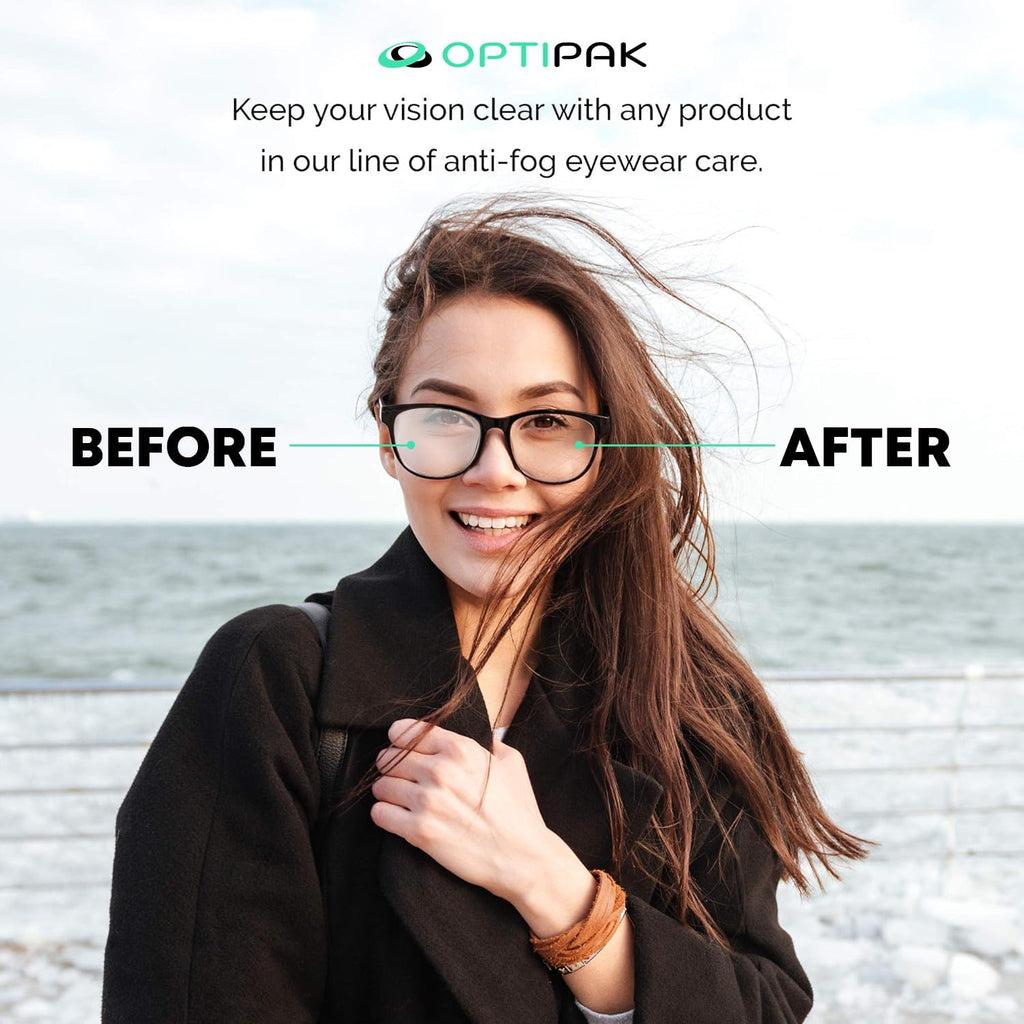 Anti Fog Wipes for Glasses, Binoculars, Face Shields, Ski Masks or Swim Goggles | Pre-Moistened Cleaning Antifog Lens Wipes for Eyeglasses and Defogger for Glasses (350 Count)