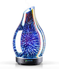 Porseme 150ml Essential Oil Diffuser Glass Color Changing Aroma Air Diffusers Aromatherapy Ultrasonic Cool Mist Humidifier 6 Running Hours Waterless Auto-Off for Sleeping Yoga Office Spa