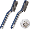 Crevice Cleaning Brush,Spring Cleaning 0rganization Multifunctional Grout Cleaning Supplies, Cleaning Tools for Household, Kitchen, Bathroom, Window, Vehicle, Faucets, Toilet (Blue)