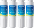 Waterdrop EDR4RXD1 Replacement for EveryDrop® Filter 4, Whirlpool® UKF8001, 4396395, Maytag® UKF8001AXX-200, UKF8001AXX-750, WD-F07, Refrigerator Water Filter, 4 Filters