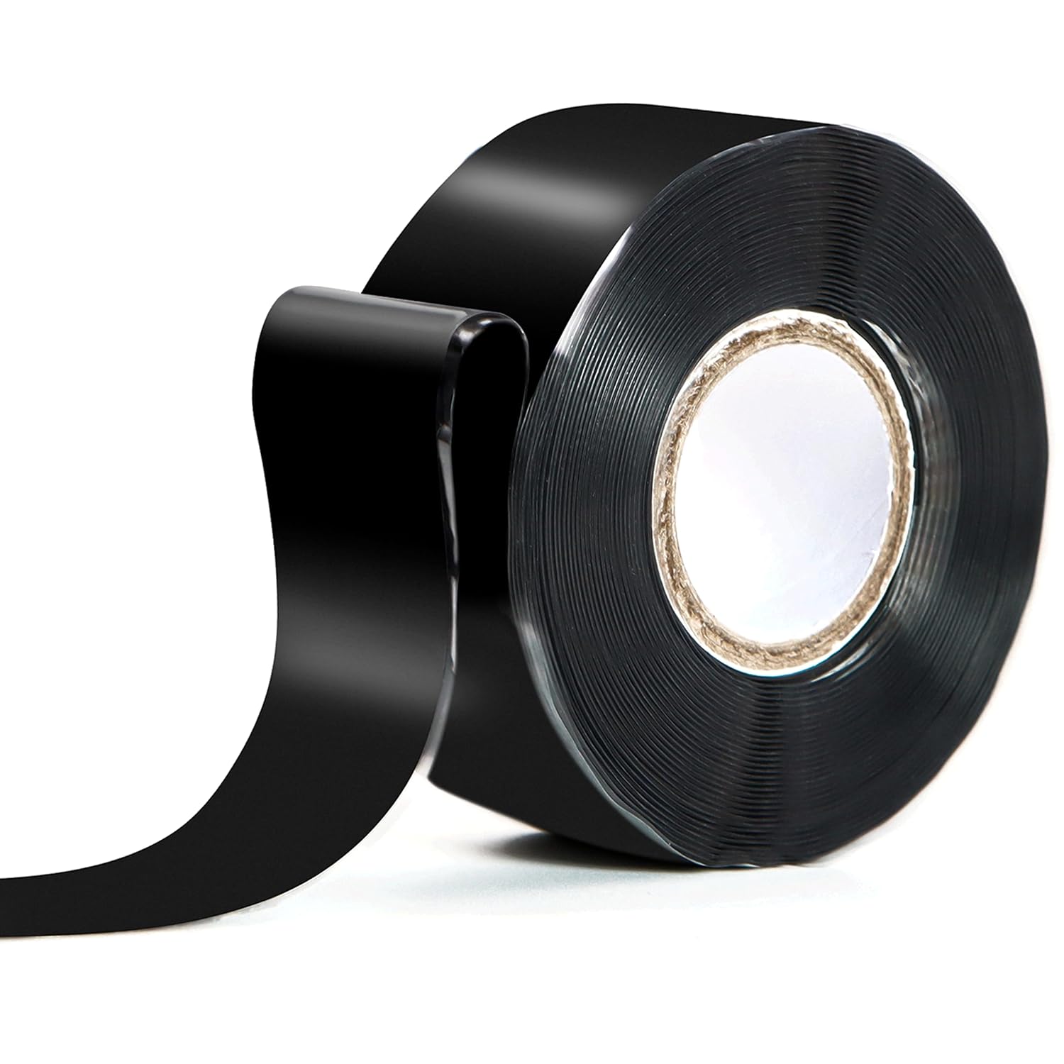 Waterproof Silicone Tape 1 in x 16.5 Ft Extra Strong Waterproof Rubber Leak Proof Sealing Tape Silicone Rubber Self-amalgamating Tapes for Emergency Pipeline Repair Cable Bandage Tool Fixing