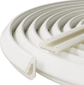 V-Shaped Weather Stripping Door Seal, 33FT Draft Stopper for Doors/Windows, Gaps, Dustproof, Soundproof & Thermal Insulating, Noise-Reducing, Light-Blocking Door Gap Filler