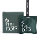 THEDOTS Series Car Air Freshener with 2 Adjustable Ribbons for Car Rearview Mirror, Frosted Ebony, 30 Days, Non-Toxic Fabric Sachet Gift (1 Pack)