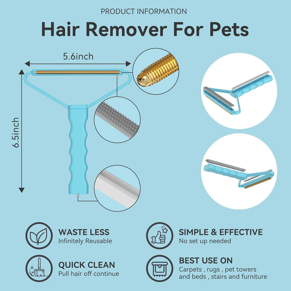 Carpet Rake,Lint Remover,Carpet Rake for Pet Hair Removal,Lint Brush,Lint Shaver for Carpets, Car Mat,Couch,Pet Bed,Furniture & Rug(3-Pack)