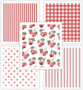 HALL & PERRY Swedish Dishcloths for Kitchen, 5-Pack, Reusable Cellulose Sponge Cloths for Kitchen & Cleaning – Eco-Friendly, Ultra-Absorbent, Quick-Drying (Cherry Red)