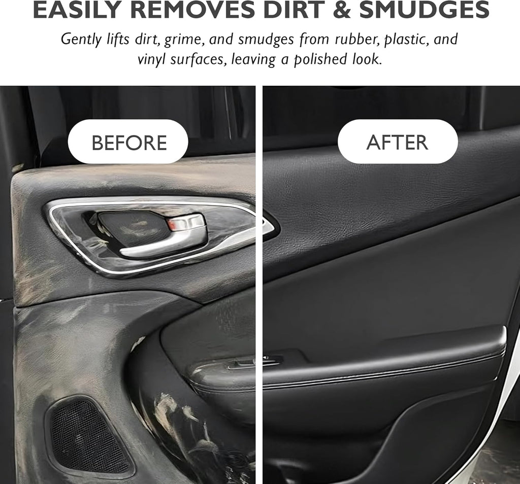 Interior Cleaner Cleans and Shines Rubber, Plastic, and Vinyl | All-Purpose Interior Cleaner for Dashboards, Door Panels, and More | Dries Quickly to a Non-Stick Finish (128 Fl Oz (Pack of 1))