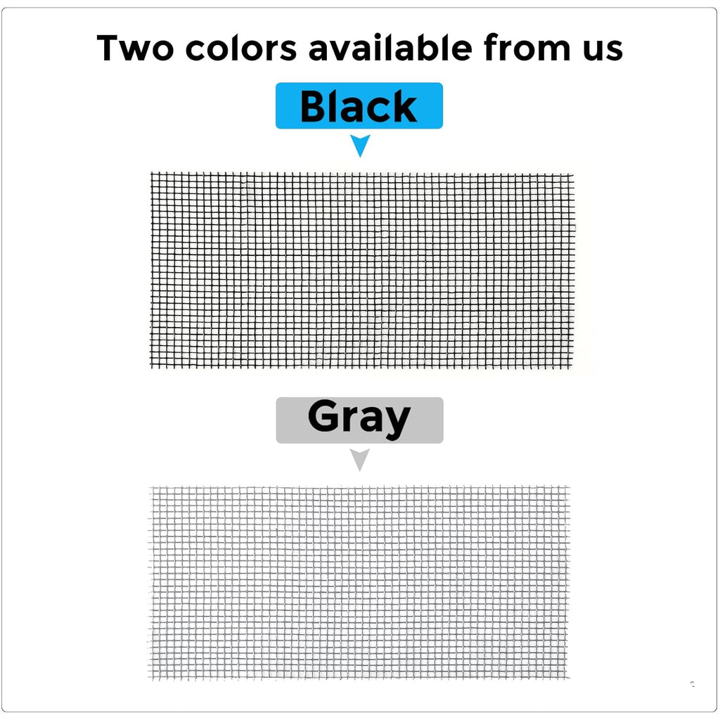 Black Window Screen Repair Kit, 4 in X 30 FT (360IN) Screen Repair Tape for Windows or Doors, Strong Adhesive Fiberglass Mesh Patch Tape