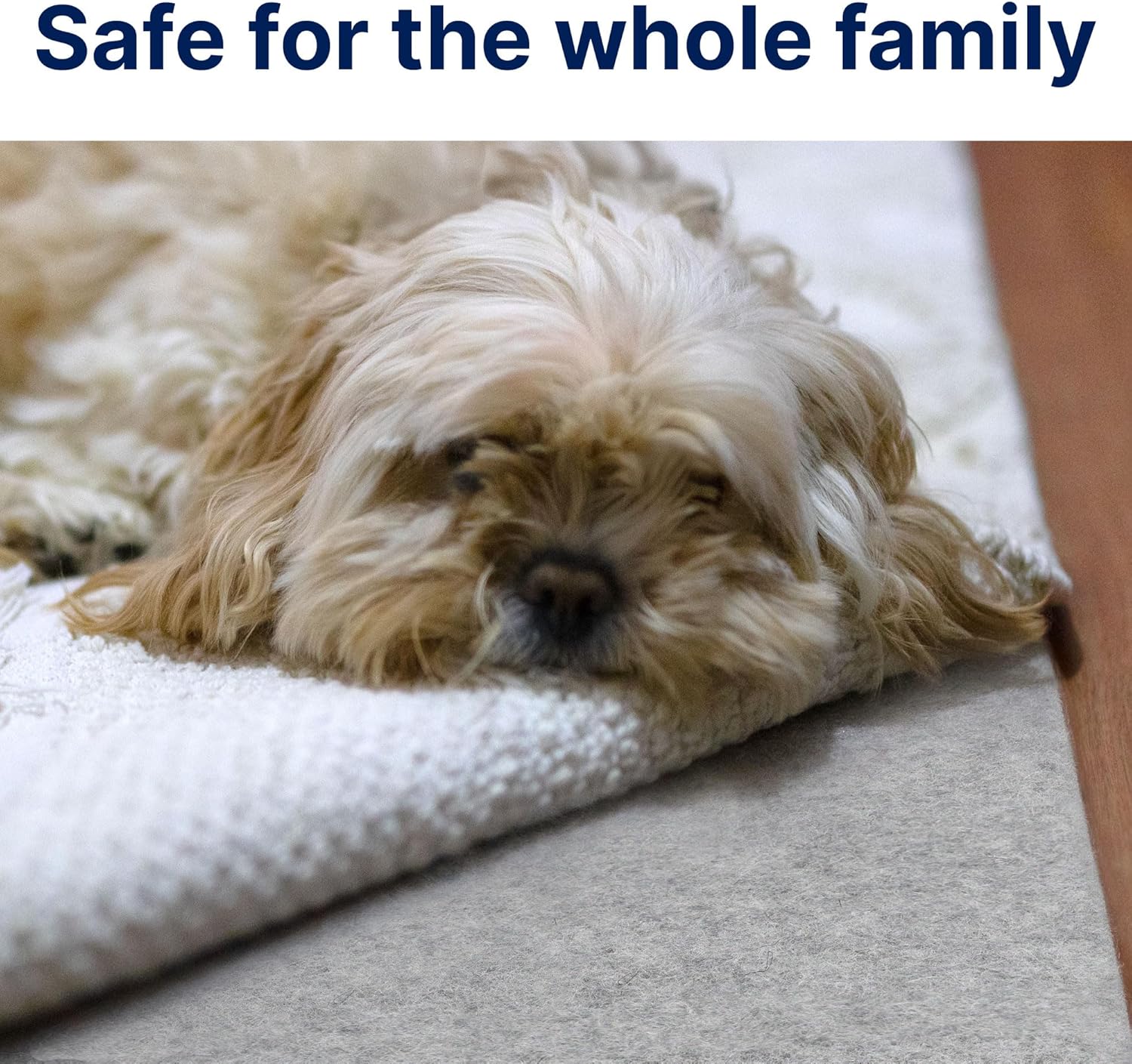 RUGPADUSA - Eco-Plush - 10' Square - 1/4" Thick - 100% Felt - Premium Cushioned Rug Pad - Available in 3 Thicknesses, Many Custom Sizes