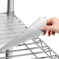 Sterling Shelf Liners Wire Rack Covers: Plastic Shelf Liner Cover for Wire Shelving: Cover Mats for Shelves in Pantry, Closet, and More: 18x48 Inch: Clear, Set of 4