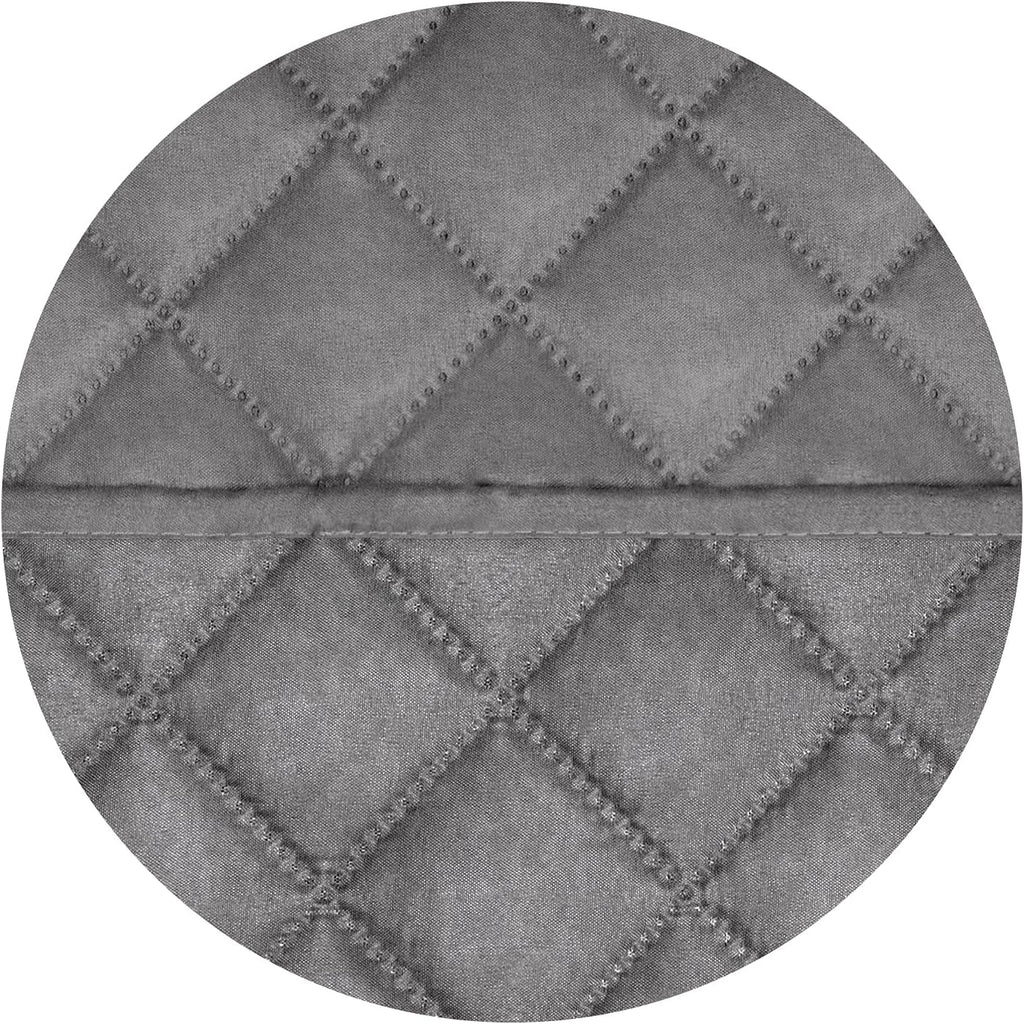 PureFit Reversible Quilted Sofa Cover, Water Resistant Slipcover Furniture Protector, Washable Couch Cover with Non Slip and Elastic Straps for Kids, Dogs, Pets (Sofa, Gray/Gray)