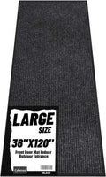 Front Door Mat Indoor Outdoor Entrance, 36" x 120" Dirt Resistant and Absorbent Door Mat, TPR Backing Non-Slip Doormats, Easy to Clean, Low Profile Welcome Floor Mat for Outside Entry