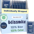Mini Travel Wipes - 100% Water - Individually Wrapped - For Hand, Face & Body - Unscented Wet Wipes for Adults & Kids, Baby with Sensitive Skin - Feminine Wipes for Women, On the Go Essentials, 110 ct